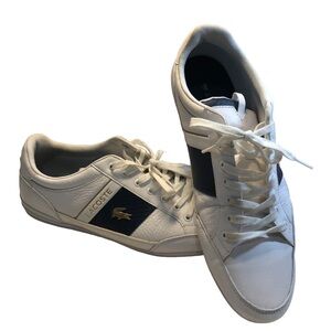 Lacoste Chaymon Sneaker Size 11 Men’s White/Navy/Gold